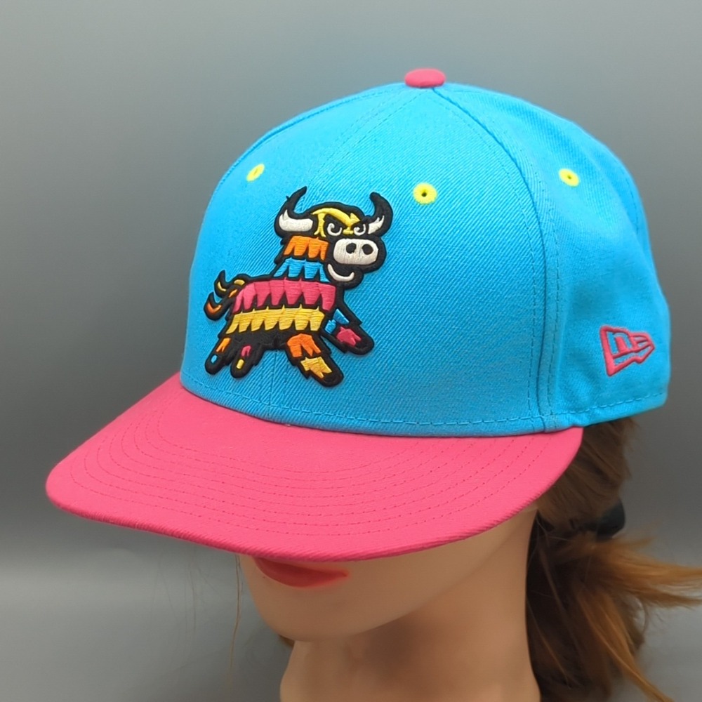 Erie Sea Wolves Piñatas Copa de la Diversión New Era 59FIFTY Hat Cap 7 1/8 MiLB